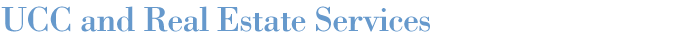 UCC and Real Estate Services